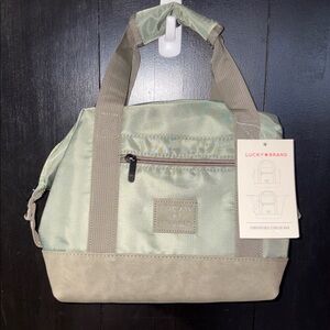 🍀 Lucky Brand Convertible Cooler Lunch Beverage Bag. New!